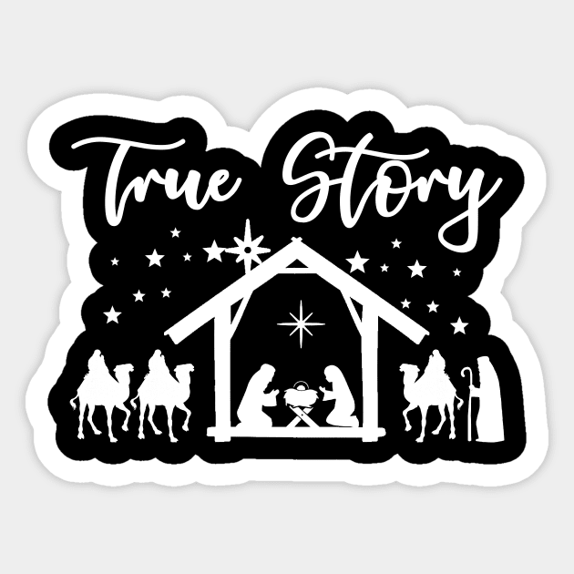 True Story Christmas 2023 gift Sticker by WinDorra